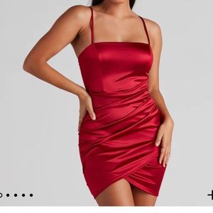 red homecoming dress
